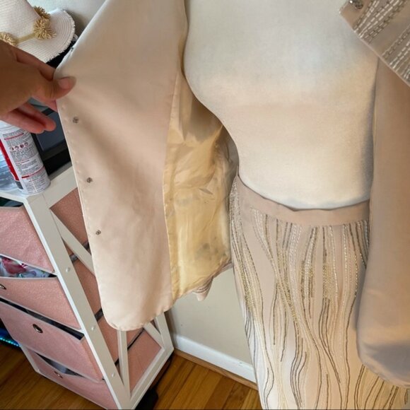 Vintage beaded skirt suit set - Picture 5 of 16